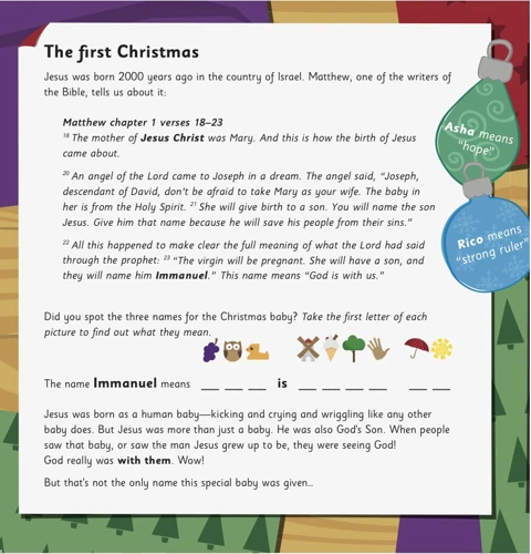 The Christmas Name Game