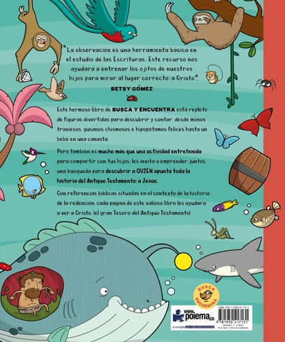 Seek and Find: Old Testament Bible Stories (Spanish)