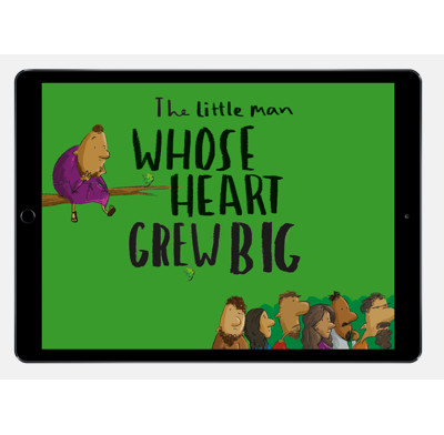 Download the full-size illustrations - The Little Man Whose Heart Grew Big
