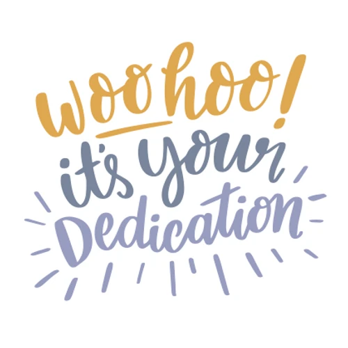 Woohoo Dedication Card