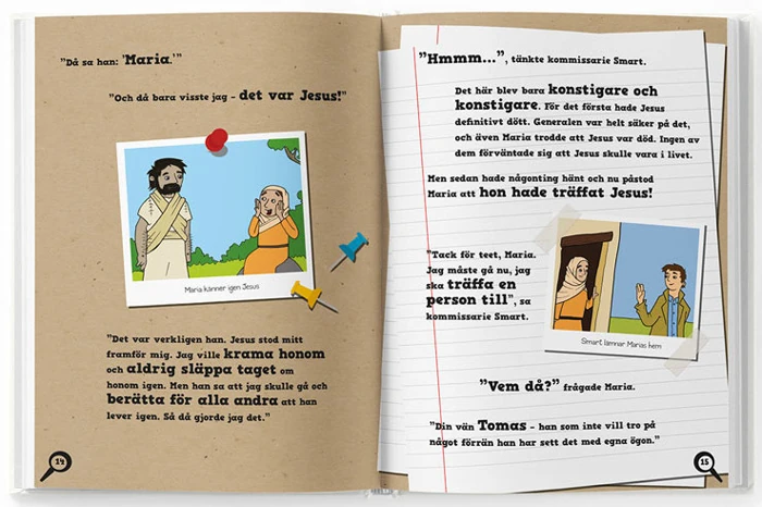 Inspector Smart Empty Tomb Book (Swedish)