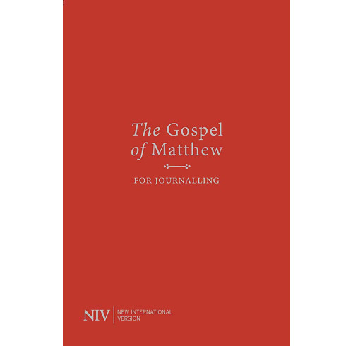 NIV Gospel of Matthew for Journalling (Red)