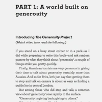 The Generosity Project