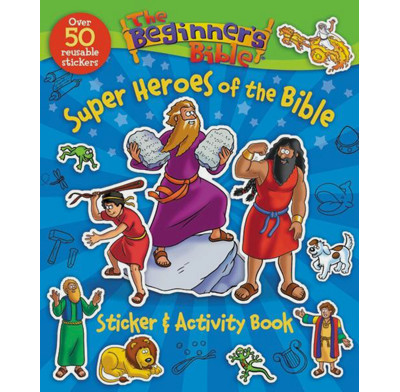The Beginner's Bible Super Heroes Sticker and Activity Book