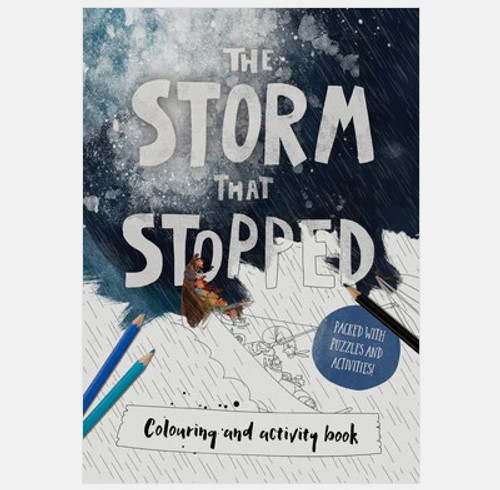 The Storm that Stopped Colouring & Activity Book (French)