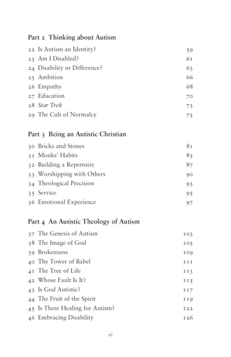 Faith, Hope and Autism