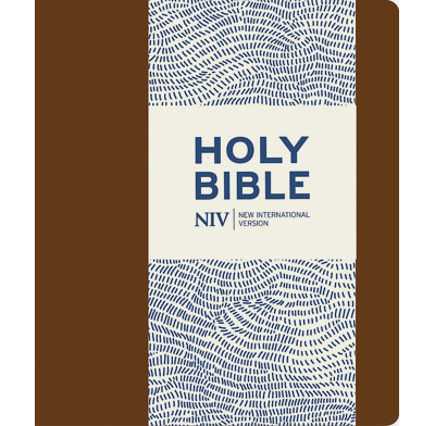 NIV Journalling Brown Imitation Leather Bible with Clasp