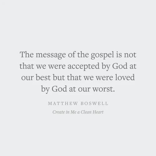 Create in Me a Clean Heart