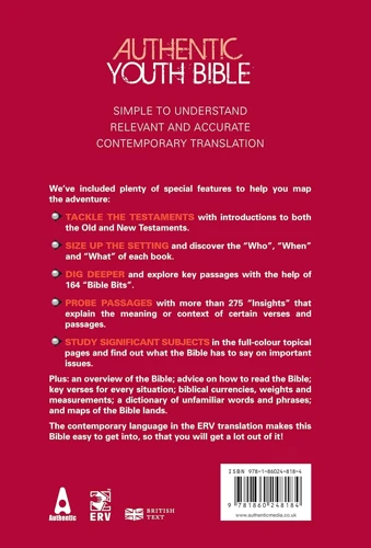 ERV Youth Bible Red (Easy-to-Read version)
