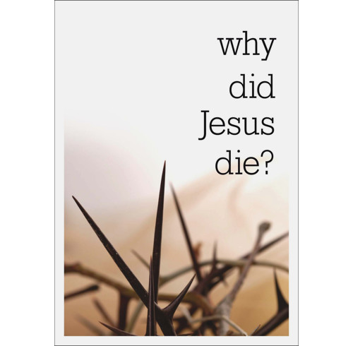 Why Did Jesus die? (Access for All)