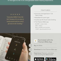 NLT Premium Value Thinline Bible, Filament-Enabled