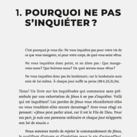 Living without Worry (French)