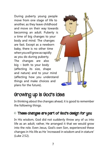 Growing Up God's Way for Boys