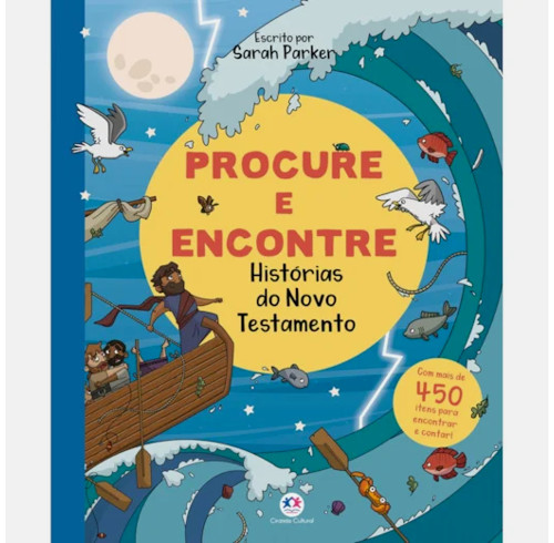 Seek and Find: New Testament Bible Stories (Portuguese)