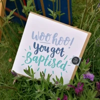 Woohoo Baptism Card