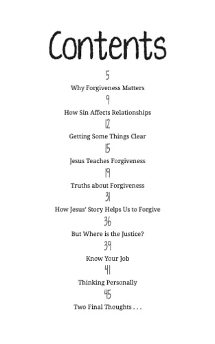 Forgiveness