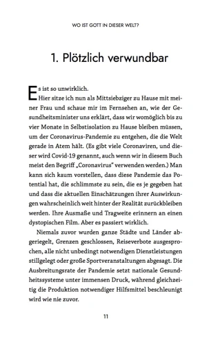 Where is God in a Coronavirus World? (German)