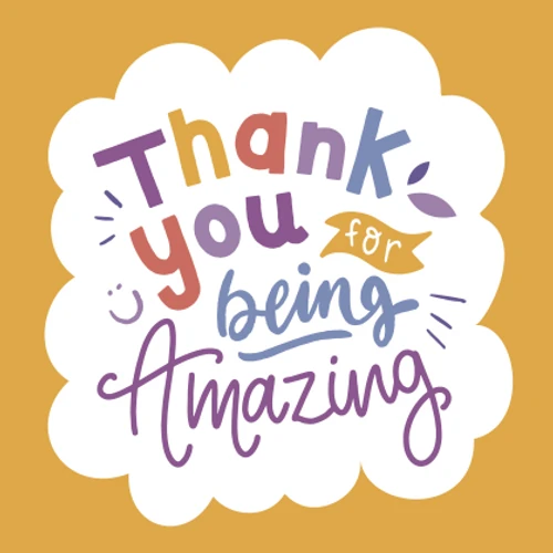 Thank You Amazing Card