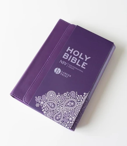 NIV Larger Print Personal Purple Soft-Tone Bible