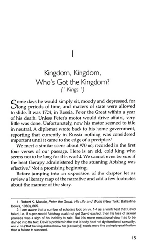 1 Kings: The Wisdom and the Folly