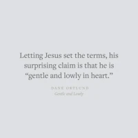 Gentle and Lowly