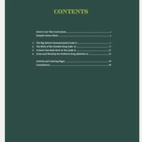 The Biggest Story Curriculum, Christmas Lessons