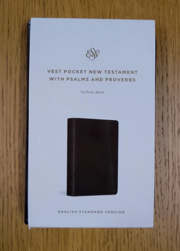 ESV Vest Pocket New Testament with Psalms and Proverbs, Red Letter