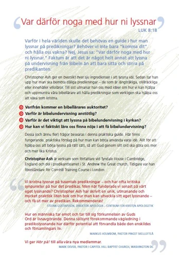 Listen Up (Swedish)