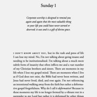 Sunday Matters