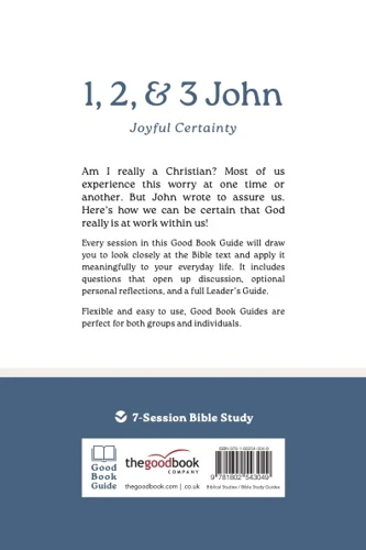 1, 2, and 3 John: Joyful Certainty