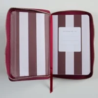 NIV Pocket Mulberry Bible with Gold Zip