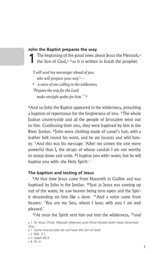 Mark's Gospel (NIV)