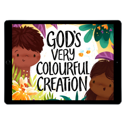 Download the full-size illustrations - God's Very Colourful Creation