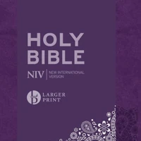 NIV Larger Print Personal Purple Soft-Tone Bible