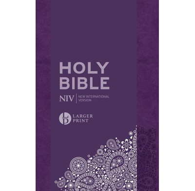 NIV Larger Print Personal Purple Soft-Tone Bible