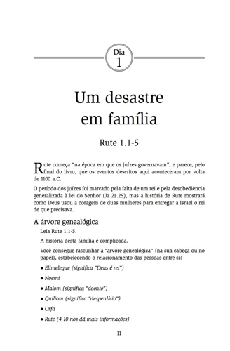 90 Days in Ruth, Jeremiah and 1 Corinthians (Portuguese)
