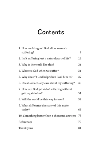 Why Does God Let Bad Things Happen?