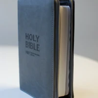 Slate Zip-up Bible (NIV)