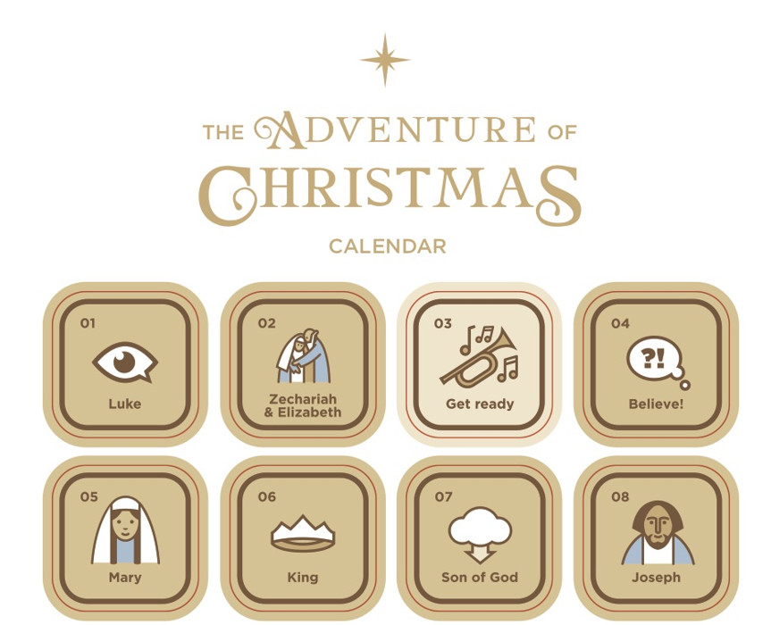 The Adventure of Christmas Advent Calendar Ed Drew Alex Webb Peploe