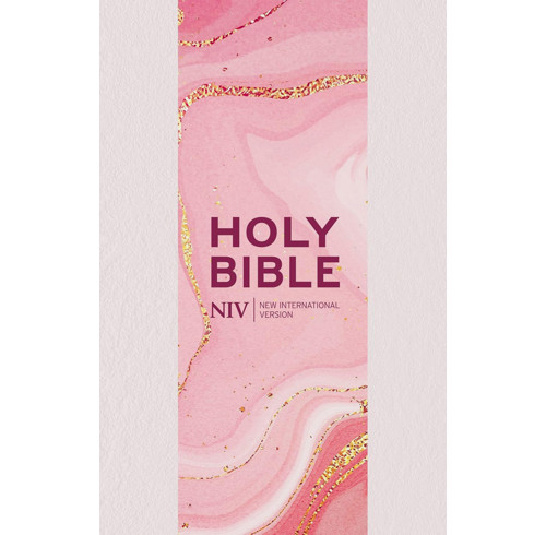 NIV Larger Print Personal Pastel Pink Bible