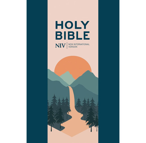 NIV Larger Print Personal Navy Blue Bible