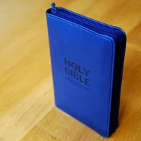 NIV Tiny Navy Soft-tone Bible with Zip