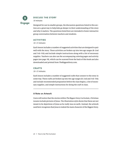 The Biggest Story Curriculum, Christmas Lessons