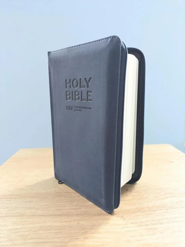 NIV Larger Print Personal Navy Blue Bible