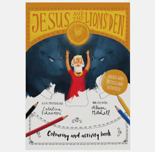 Jesus & the Lions' Den Coloring and Activity Book (French)