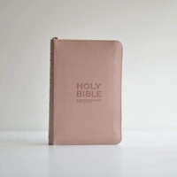 NIV Pocket Rose Gold Soft-Tone Bible with Zip