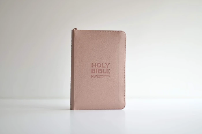 NIV Pocket Rose Gold Soft-Tone Bible with Zip