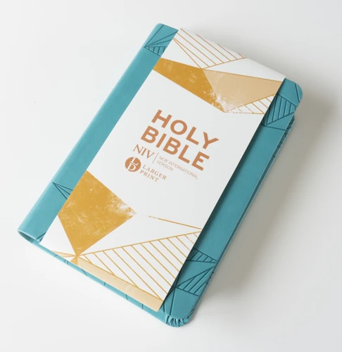 NIV Larger Print Personal Teal Soft-Tone Bible