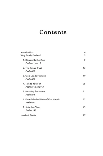 Psalms: Singing with Jesus