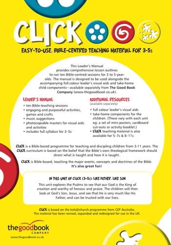 Click Unit 12: 3-5s Leader's Manual